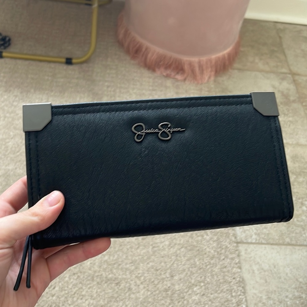 Jessica Simpson NWOT Leopard and black Wallet
